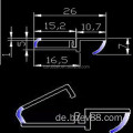 PVC verhindern Leckglas-Türgummi-Dichtungsstreifen